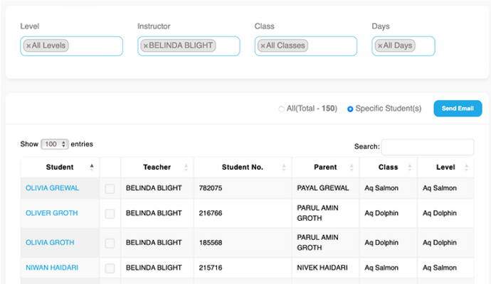 Filter system to Enable mass communication